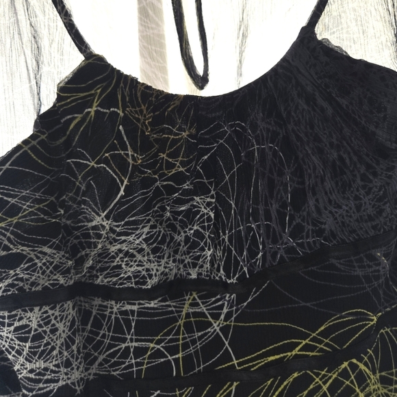 Beautiful Silk Scribble Dress EUC - Picture 5 of 11